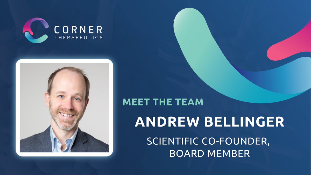 Corner Therapeutics (@corner_tx) on Twitter photo Co-founder and Board member Dr. @AMBellinger has spent his career building and growing biopharma companies including <a href="/LyndraInc/">Lyndra® Therapeutics</a>, <a href="/CocoonBiotech/">CocoonBiotech</a> and @BetterFitTech. He has spent the past 4 years as CSO and CMO of <a href="/VerveTx/">Verve Therapeutics</a>, and has experience in research and clinical cardiology. Co-founder and Board member Dr. @AMBellinger has spent his career building and growing biopharma companies including <a href="/LyndraInc/">Lyndra® Therapeutics</a>, <a href="/CocoonBiotech/">CocoonBiotech</a> and @BetterFitTech. He has spent the past 4 years as CSO and CMO of <a href="/VerveTx/">Verve Therapeutics</a>, and has experience in research and clinical cardiology.