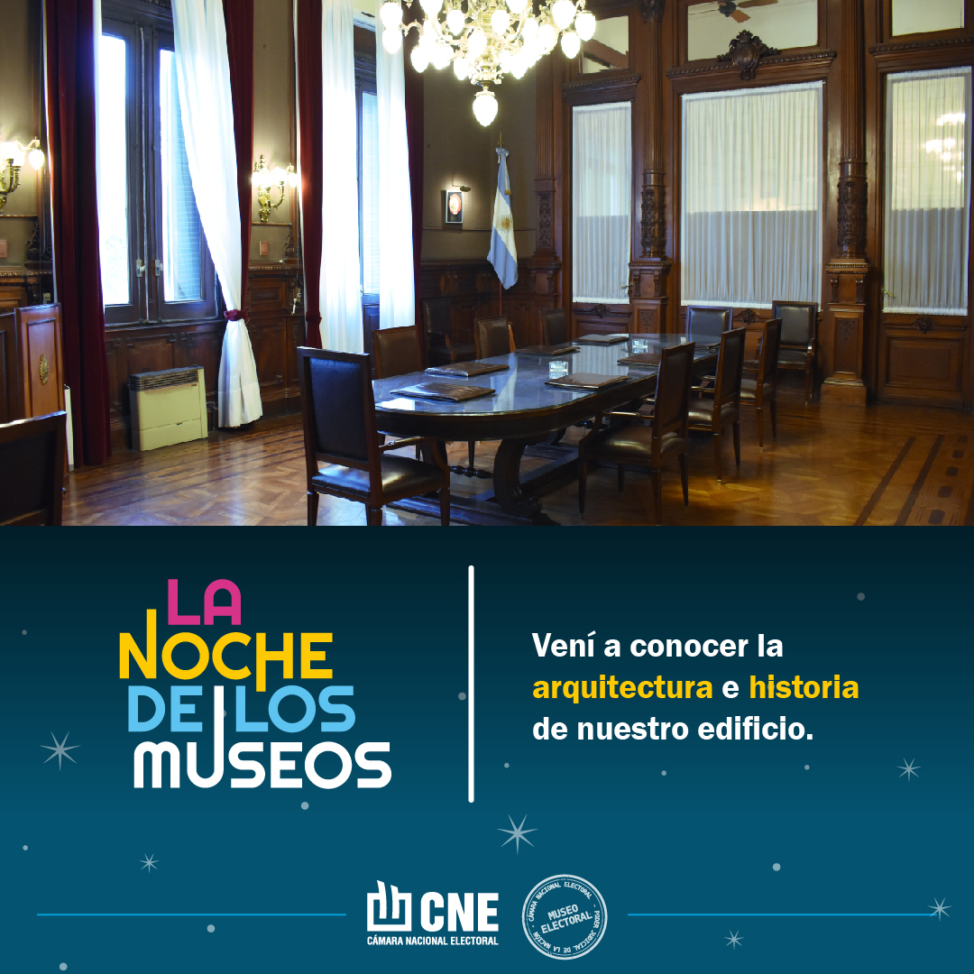 CamaraElectoral's tweet photo. Este sábado 23 de septiembre de 19.00 a 02.00 hs. vas a poder conocer la arquitectura e historia de nuestro edificio.

¡Te esperamos! https://t.co/UB5xcshRPV