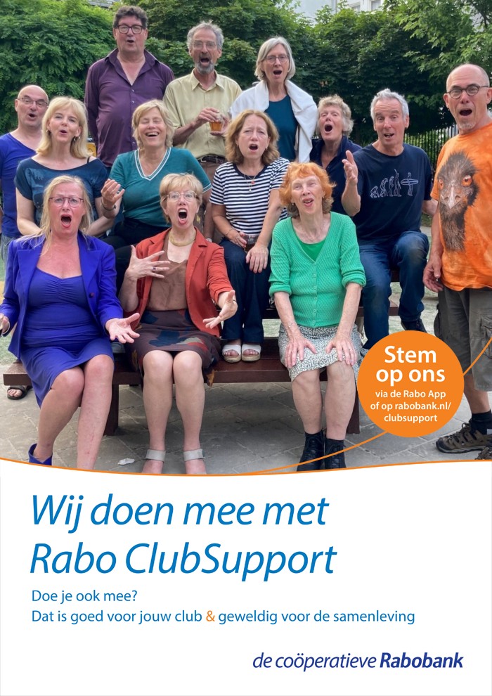 InVoorWijn's tweet photo. Deze week kun je nog op ons stemmen ‼️Ga naar Rabobank/clubsupport en kies Lastagekoor, thanks 🎊 https://t.co/EOUcyQ88Pe