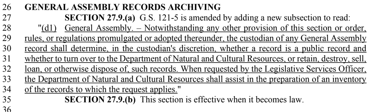 NCOpenGov's tweet photo. Journalists and public information advocates have been reaching out about this provision in the new House budget bill that pertains to public records. https://t.co/ejGsrUKvXn