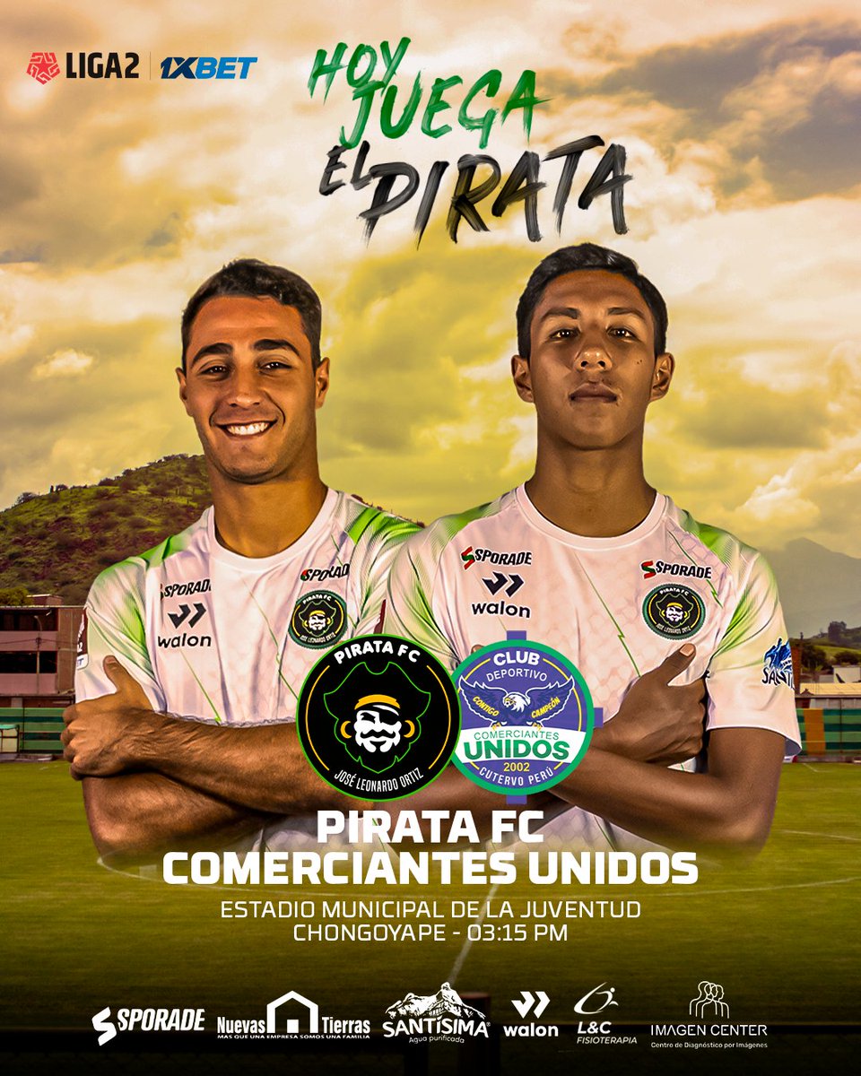🏴‍☠️Ya estamos listos💪. Hoy salimos a la cancha para afrontar nuestro penúltimo partido de la Liga 2. Gracias, Chongoyape⚽💚

#RemaPirata