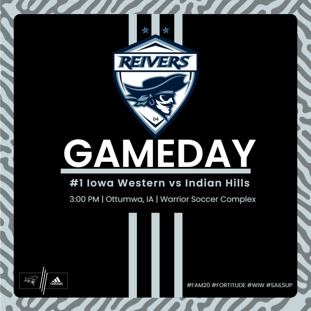 ReiverWSoccer's tweet photo. MATCHDAY 6
Conference Opener
vs Indian Hills CC
KICKOFF: 3:00pm
📍Ottumwa, IA | Warrior Soccer Complex
📺: https://t.co/zJQfkVETg6
#FORTITUDE #FAM20 #SailsUP #W2W #MAMBAMENTALITY https://t.co/tRm1OoTIOS