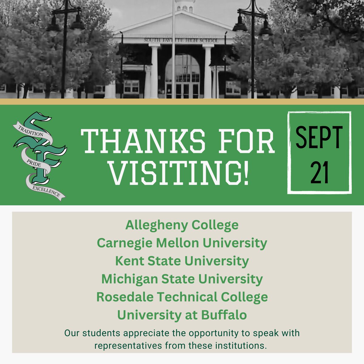 South Fayette Township School District tweet media