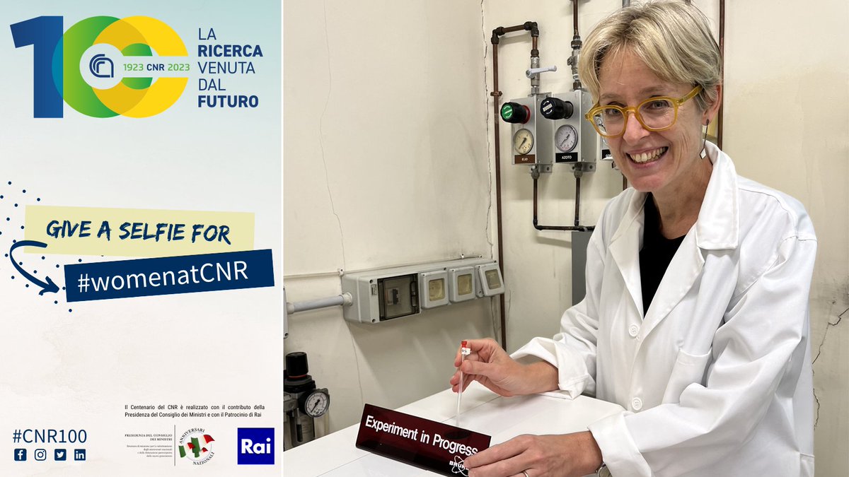 Meet Silvia Pizzanelli! 
Silvia, researcher @CNR_ICCOM, uses #MagneticResonance to determine the #atomic_level #structure and #dynamics of a wide range of #materials and #molecular_systems, inaccessible with other techniques.

Every day should be #womenscienceday #CNR100 1/2