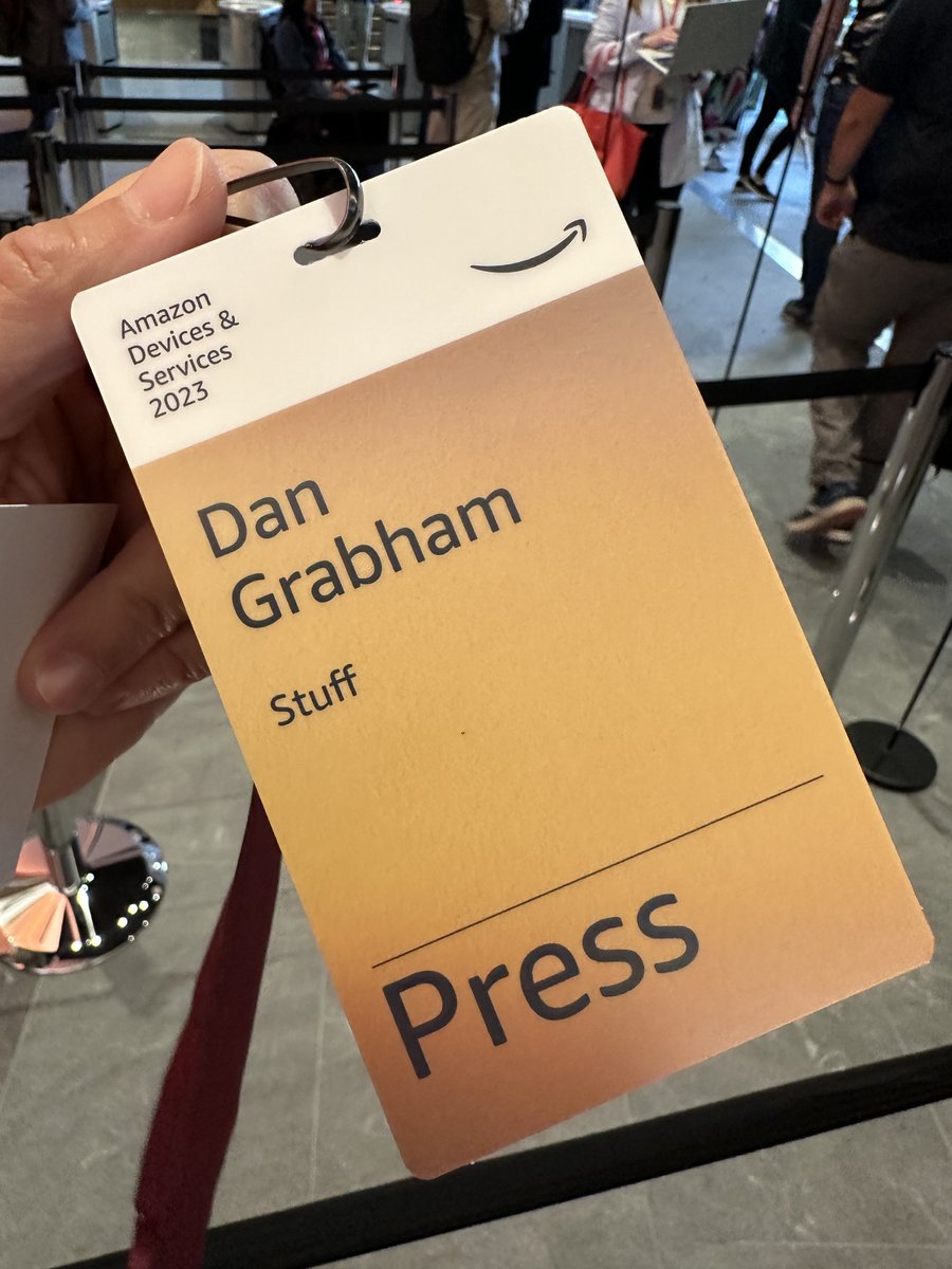 dangrabham's tweet image. At @amazon HQ2 in Virginia for the Devices and Services launch #amazonecho #amazondevices 😀