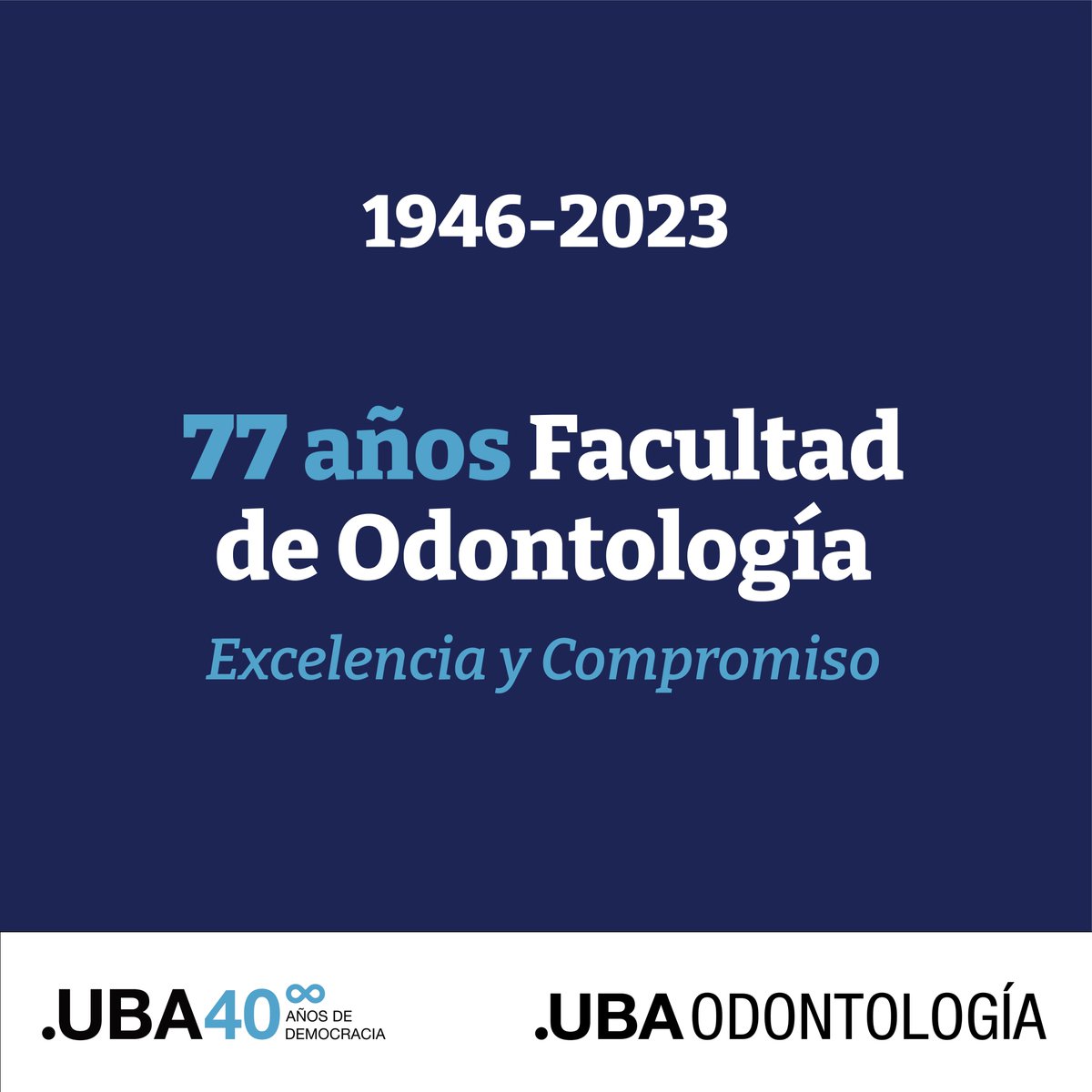 ¡Hoy cumplimos 77 años! #FOUBA77