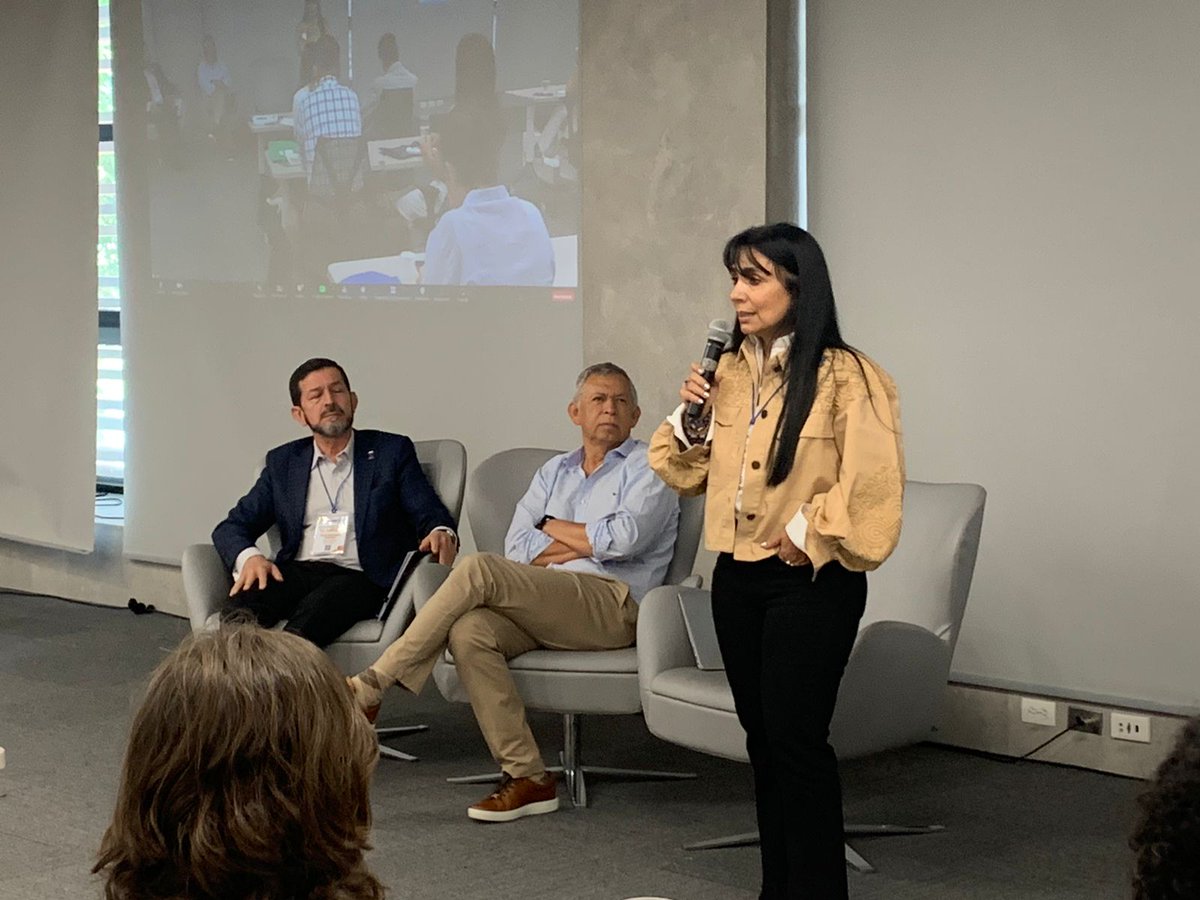 ascunoficial's tweet photo. #EncuentroViceAcadémicas |"Las estructuras academicas están cambiando y son los directores académicos y vicerrectores los que a través de sus equipos nos pueden proponer esas nuevas formas de organización": María Piedad Marín, Coordinadora del
@CNA_AcreditaCol https://t.co/HAqu2699l1