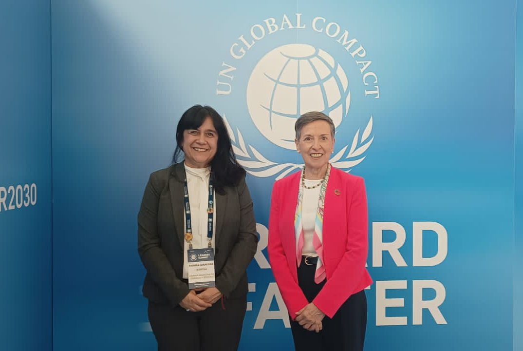 tamquiroga's tweet photo. Qué lujo conversar con la Dra. @DeliaFerreira ,  miembro del board del @globalcompact , sobre la importancia de fortalecer el diálogo y el acompañamiento a organizaciones empresariales para promover la #ética en los negocios. 
@CACteinforma 
@WomenCompliance 
@pactoglobalARG https://t.co/bRLFj7zOOq