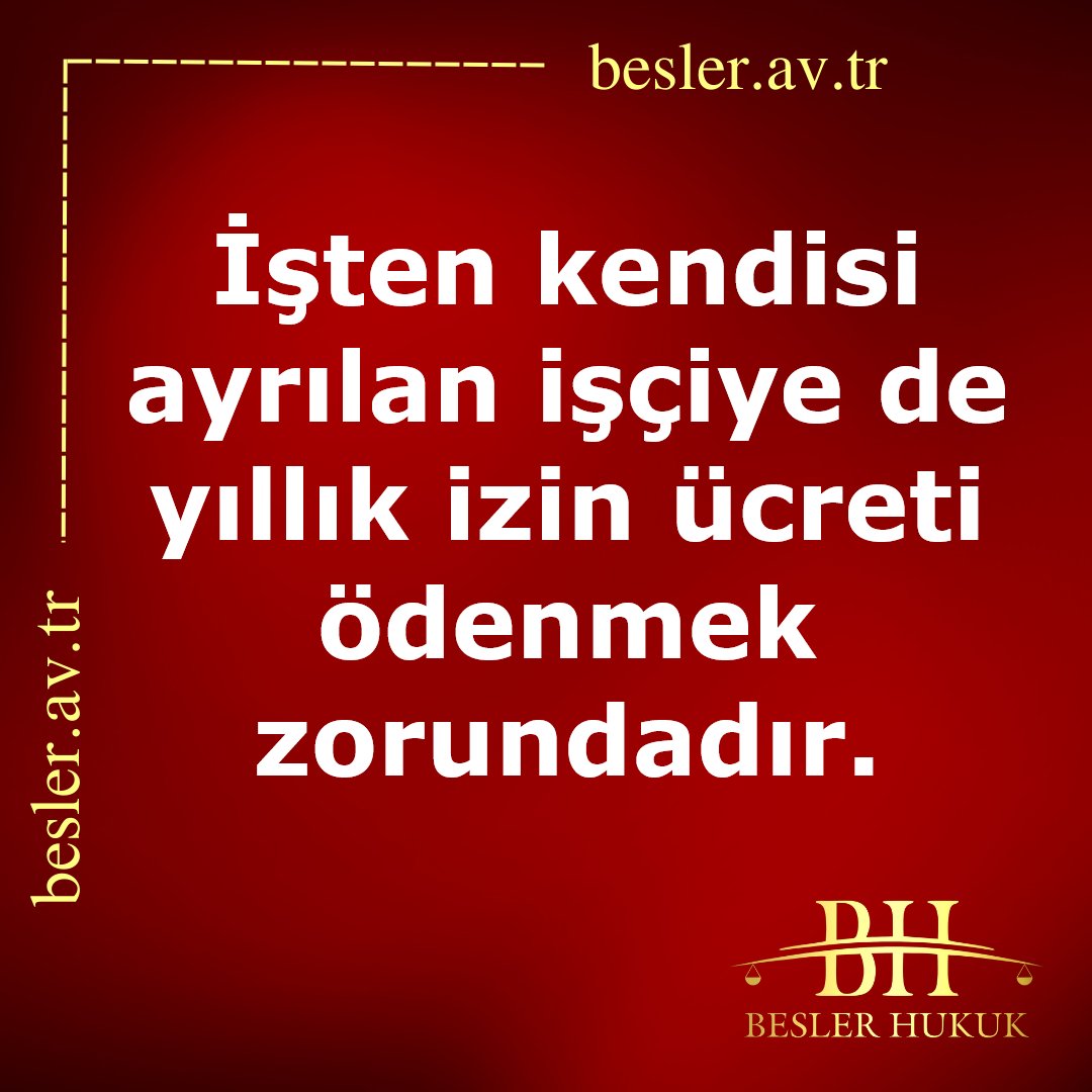 Bu karar hakkında ne düşünüyorsunuz?

İş sözleşmesinin herhangi bir nedenle sona ermesi halinde, işçiye kullandırılmayan yıllık izin sürelerine ait ücretlerin son ücret üzerinden ödeneceği hükme bağlanmıştır. Yıllık izin hakkının ücrete dönüşmesi için iş sözleşmesinin feshi