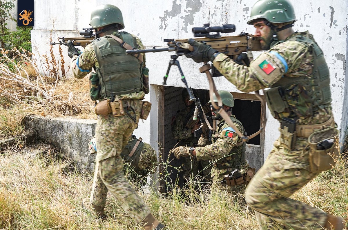 EMGFA_RP's tweet photo. Companhia de Atiradores Mecanizada 🇵🇹 na Roménia 🇷🇴 realizou o exercício VIRIATOS SHIELD, que contou com a participação das Forças 🇷🇴 Romena, 🇲🇰 Norte-Macedónia e 🇵🇱 Polaca.
➡️https://t.co/uZ78yzg4fV
#ForçasArmadasPortuguesas #3FNDROU #NATO #WeAreNATO #StrongerTogether https://t.co/5vlc3fvLSB