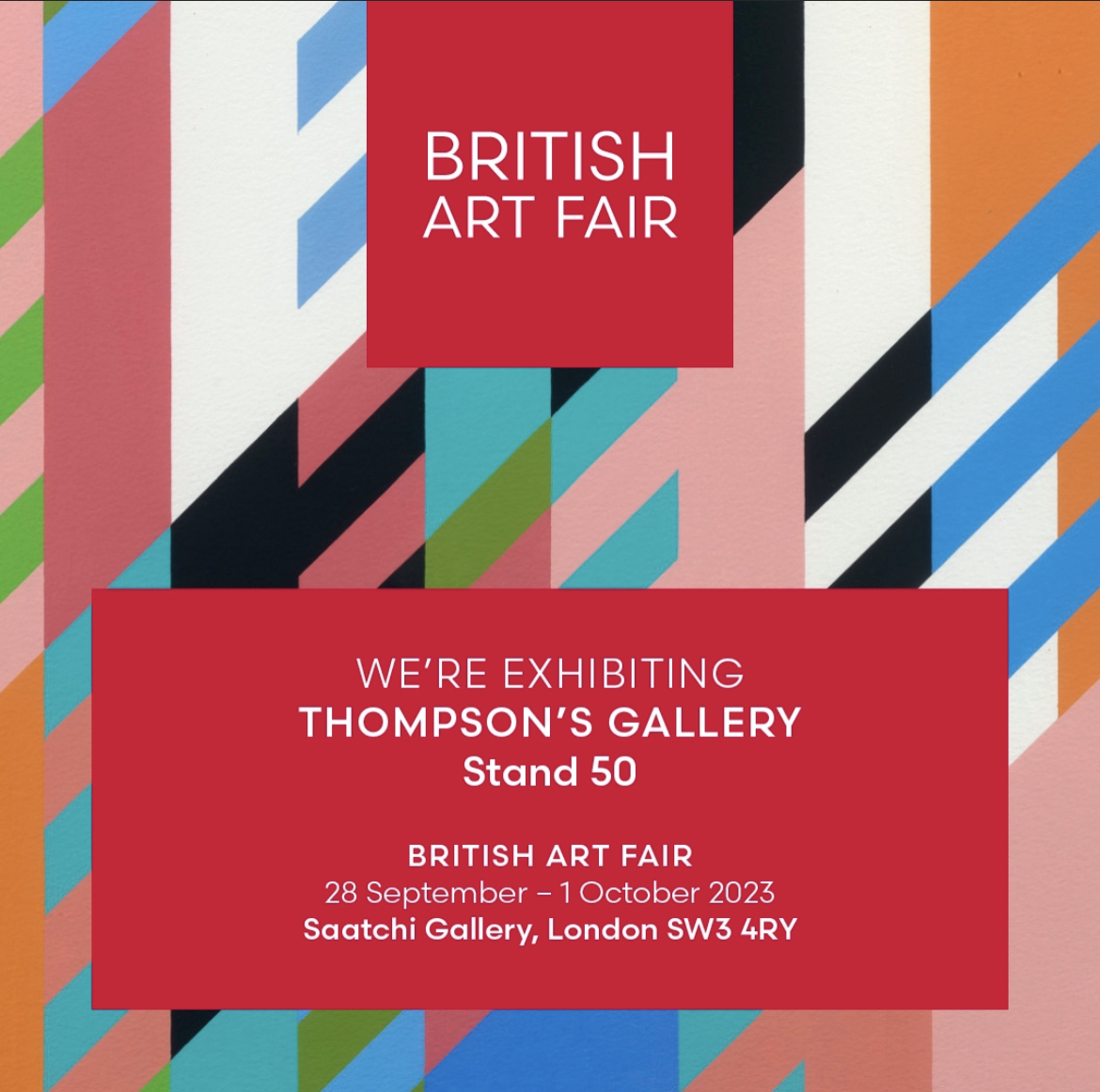 Come and say hello - we're <a href="/BritishArtFair/">British Art Fair</a> <a href="/SaatchiGallery/">Saatchi Art</a> from 28th September - 1st October stand number 50.

#modernbritish #contemporaryart #fineart #artgallery #artforsale #buyart #artfairinlondon