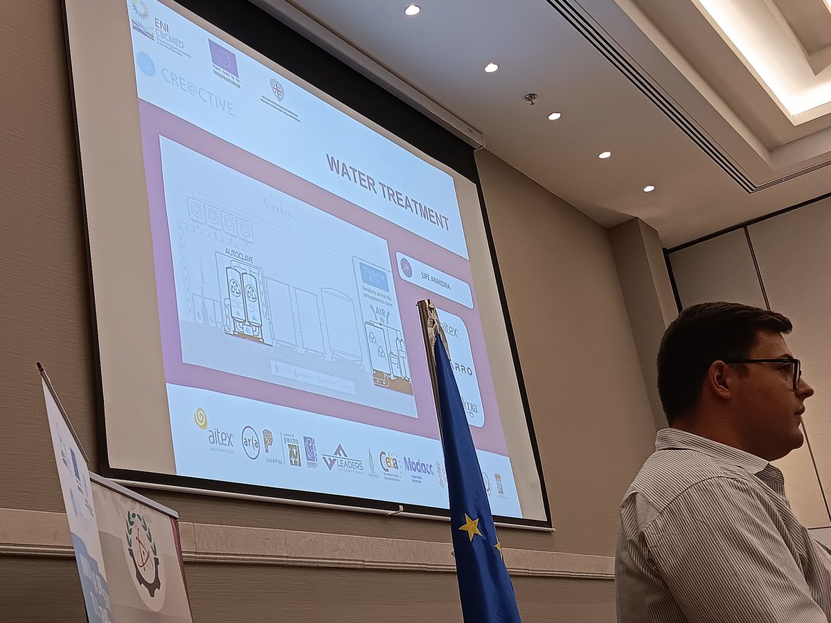 Life ANHIDRA EU project (@lifeanhidra) on Twitter photo #LifeANHIDRA pointed by <a href="/aitex_es/">AITEX</a> as an innovative tech for #wastewater from #textileindustry, during CRE@CTIVE event in 🇯🇴
Thanks for boosting visibility of our <a href="/LIFEprogramme/">LIFE Programme</a> project! 💙💦👏
#EU #EULife21 #LIFEis31 #CINEA_EU #EUGreenDeal #LIFEAmplifiers <a href="/Jeanologia/">Jeanologia</a> #PizarroSA #LifeANHIDRA pointed by <a href="/aitex_es/">AITEX</a> as an innovative tech for #wastewater from #textileindustry, during CRE@CTIVE event in 🇯🇴
Thanks for boosting visibility of our <a href="/LIFEprogramme/">LIFE Programme</a> project! 💙💦👏
#EU #EULife21 #LIFEis31 #CINEA_EU #EUGreenDeal #LIFEAmplifiers <a href="/Jeanologia/">Jeanologia</a> #PizarroSA