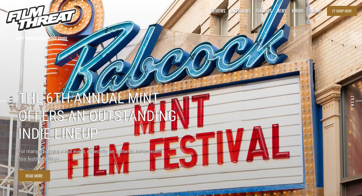 "...an authentic independent film festival..." The 6th annual MINT film festival offers an outstanding indie line-up.
filmthreat.com/news/the-6th-a… #SupportIndieFilm #MINT #FilmThreatMINT