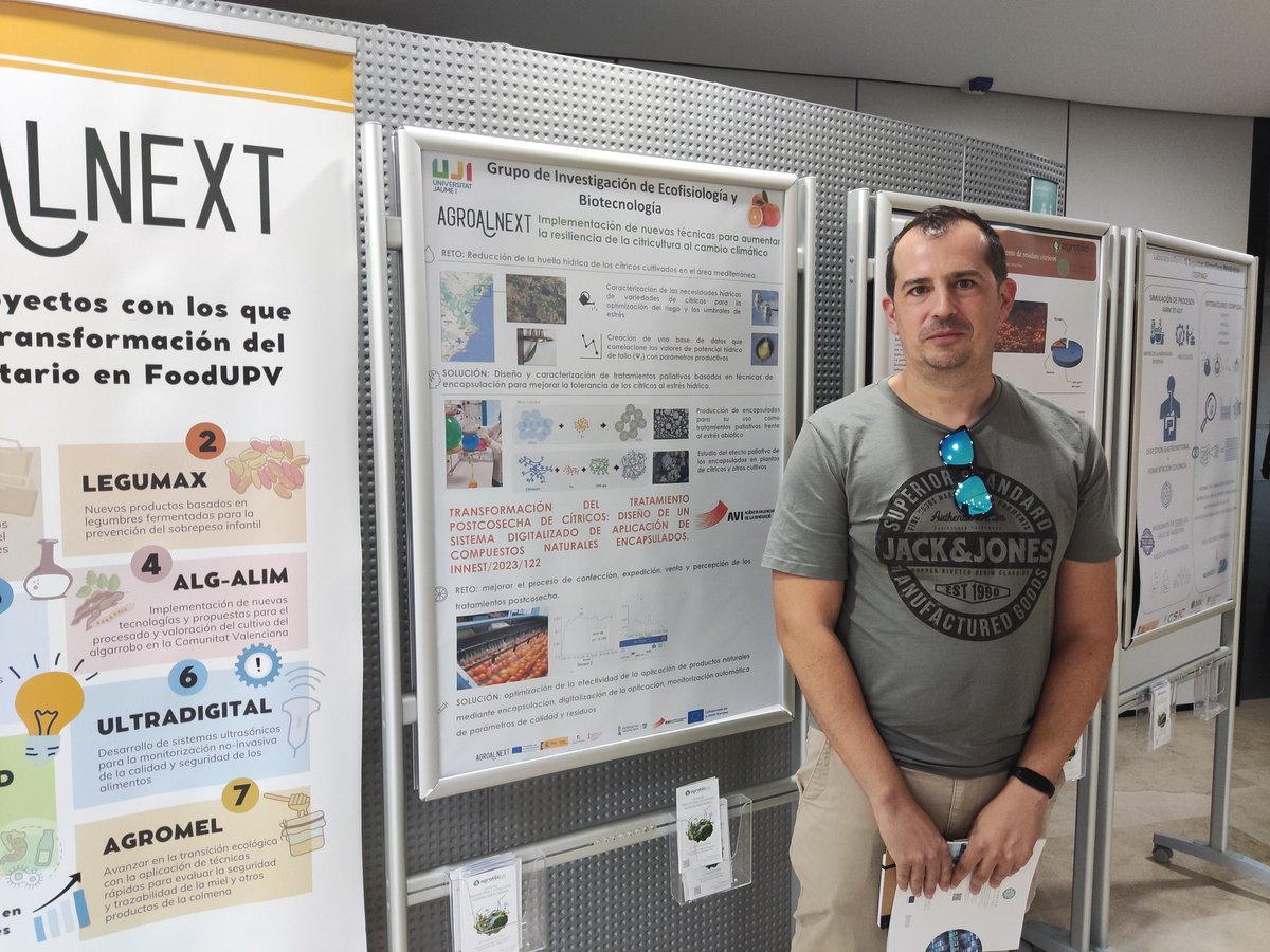 de_ollas's tweet photo. Muy buen evento #InnotransferCadenaAlimentaria en el @parccientificuv donde hemos podido hablar de investigación y transferencia, con la participación de @agomezcadenas de Agro @UJIuniversitat  como ponente.

#AVI #FEDER https://t.co/iJNUuXTaif