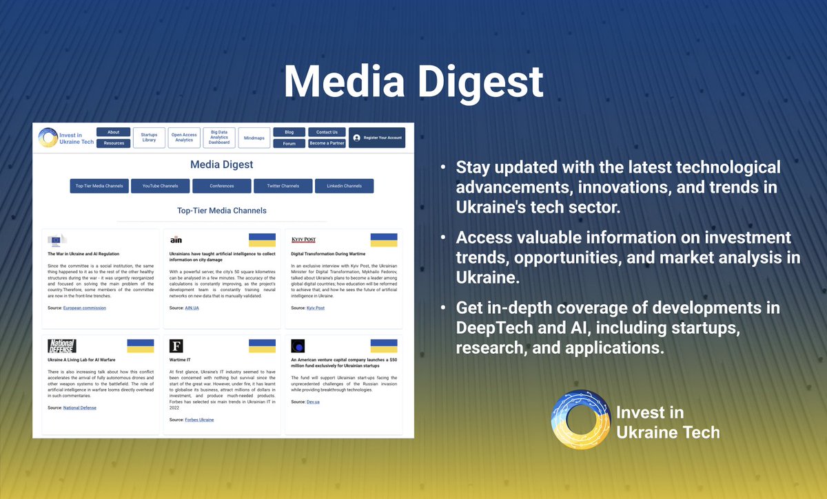 InvestinUATech's tweet photo. Discover the latest insights from Ukraine's tech landscape! 

Stay informed with our Media Digest and dive into the dynamic world of #UkraineTech. 
Click here to access the Media Digest: https://t.co/FTmSHGeiqa

#TechInsights #StayInformed #UkraineTech #MediaDigest https://t.co/1BKeUXLz5Z