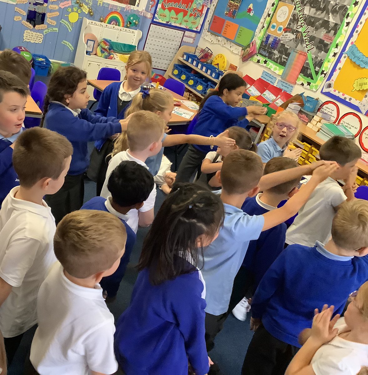 MPPS_Wirral's tweet photo. Year 2 have been practicing the compass points today. We gave directions using them and then practiced turning to face each directional point. #MPPSGeography #direction #compasspoints https://t.co/jxuRfhKBN6