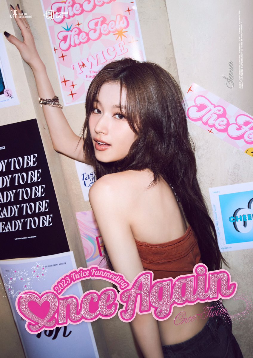 JYPETWICE's tweet image. 2023 TWICE FANMEETING 
&amp;lt;ONCE AGAIN&amp;gt;

♡nce Again With #SANA

✦Date &amp;amp; Venue
2023.10.21 1PM (KST)📍Olympic Hall
2023.10.21 7PM (KST)📍Olympic Hall &amp;amp; Beyond LIVE

✦Ticket Open
팬클럽 선예매(Fanclub Pre-Sale) ➫ 2023.09.22 8PM (KST)
일반 예매(General Sale) ➫ 2023.09.25 8PM (KST)…