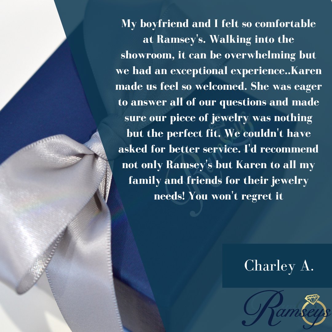ramseysdiamonds's tweet image. We believe in giving you our VERY best! Visit our Metairie showroom and see for yourself!

#RamseysDiamondJewelers #NOLA #Diamonds