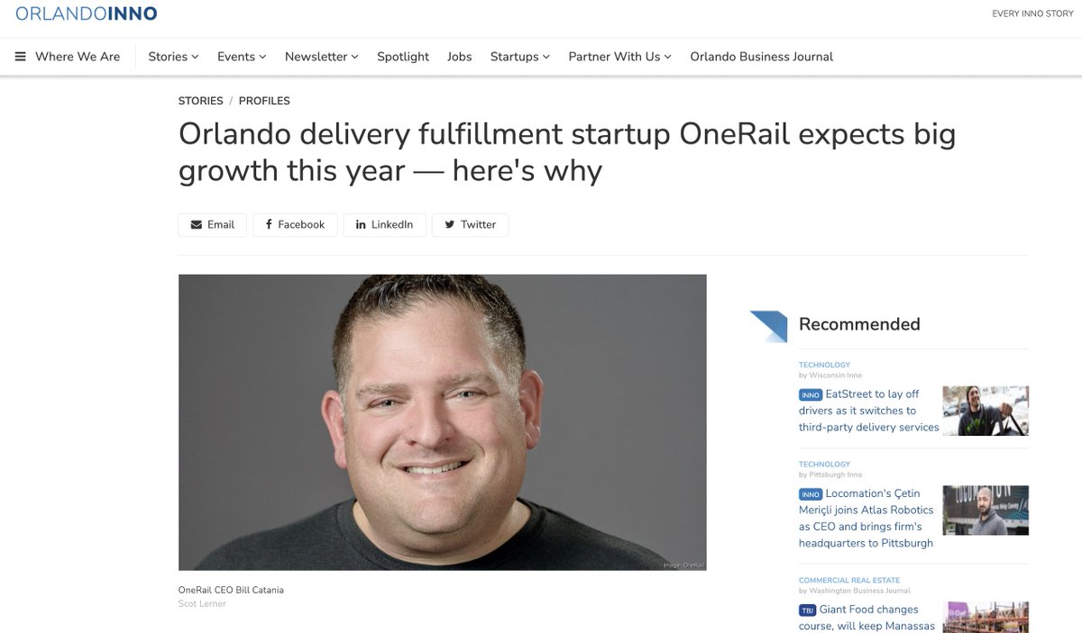 Chicago Ventures (@chicagoventures) on Twitter photo .<a href="/OneRailapp/">OneRail</a> CEO, Bill Catania, talks with <a href="/OBJUpdate/">Orlando Business Journal</a> & <a href="/OrlandoInno/">Orlando Inno</a> about future company growth 🚀
The Q&A covers ➡️
📈 E-commerce growth
🚚 How customer expectations are driving new fulfillment technology
🤝 OneRail's new partnership with <a href="/BungiiApp/">Bungii</a>
bizjournals.com/orlando/inno/s… .<a href="/OneRailapp/">OneRail</a> CEO, Bill Catania, talks with <a href="/OBJUpdate/">Orlando Business Journal</a> & <a href="/OrlandoInno/">Orlando Inno</a> about future company growth 🚀
The Q&A covers ➡️
📈 E-commerce growth
🚚 How customer expectations are driving new fulfillment technology
🤝 OneRail's new partnership with <a href="/BungiiApp/">Bungii</a>
bizjournals.com/orlando/inno/s…