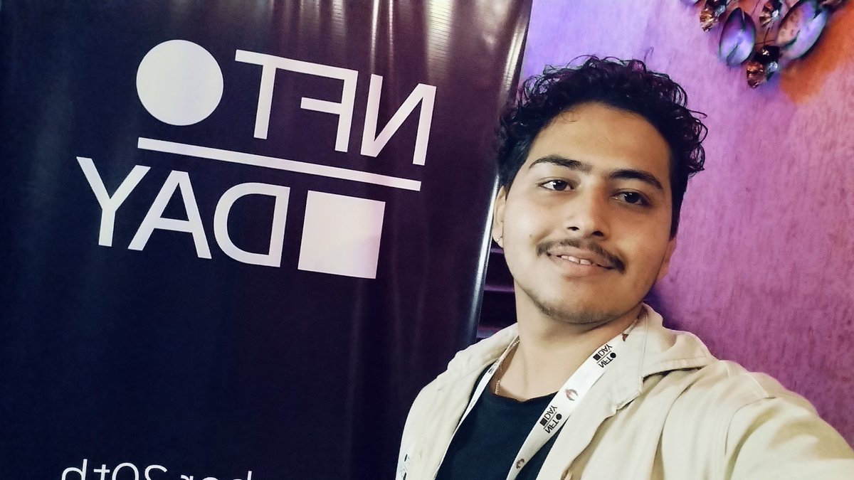 themanavkhadka's tweet photo. Happy NFT day
Excited to share that I am here to celebrate NFT day 
.
.
Good foods, best and easy learning, networking and knowledge sharing
Best part it I make a nft 🎉

@ShouryamK @bhopal_tpg @dapperlabs @TPG_Chennai @itsvarsharma @nehathecoder @rahul3526 @nftday https://t.co/dwGjaoBIPx