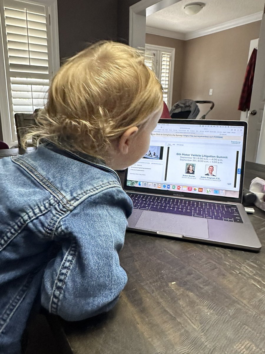 CPD with my little buddy this morning