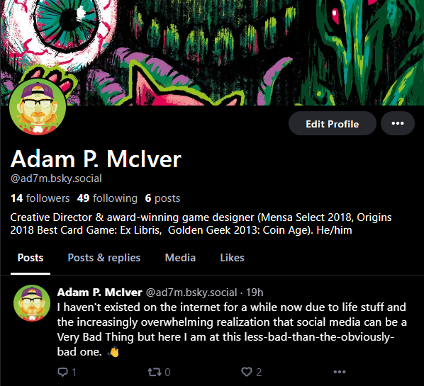 Adam P. McIver tweet media