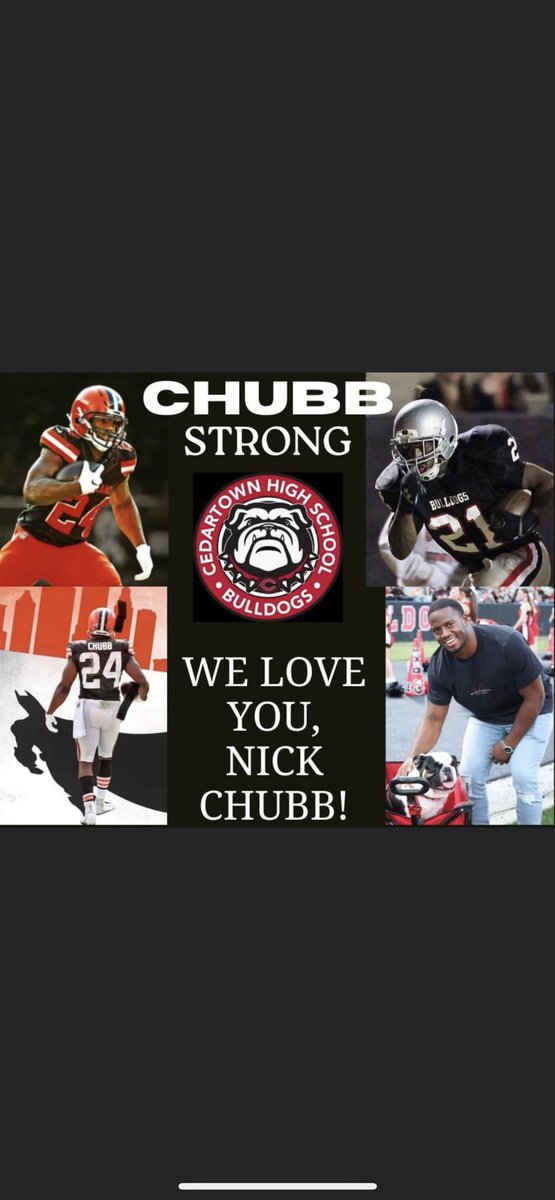 gal_dawg's tweet photo. From Cedartown High in GA. ❤️🖤
#PrayersforChubb https://t.co/Zm69KqgWAt