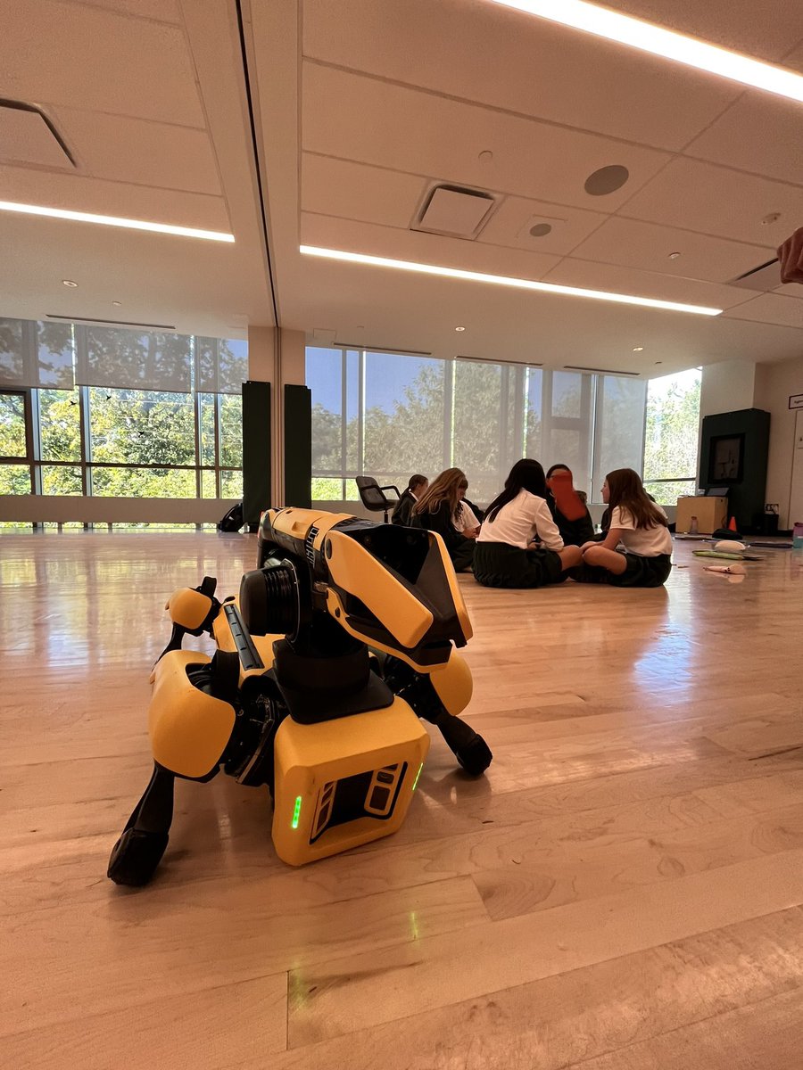 Garth Nichols (@think_teach) on Twitter photo We are welcoming back Spot the Robot dogs to our Grade 5 & 6 <a href="/HavergalCollege/">Havergal College</a> Digital Wisdom students. Out JS faculty have out together an outstanding day on inquiry on many topics our students are facing and questioning! We are welcoming back Spot the Robot dogs to our Grade 5 & 6 <a href="/HavergalCollege/">Havergal College</a> Digital Wisdom students. Out JS faculty have out together an outstanding day on inquiry on many topics our students are facing and questioning!