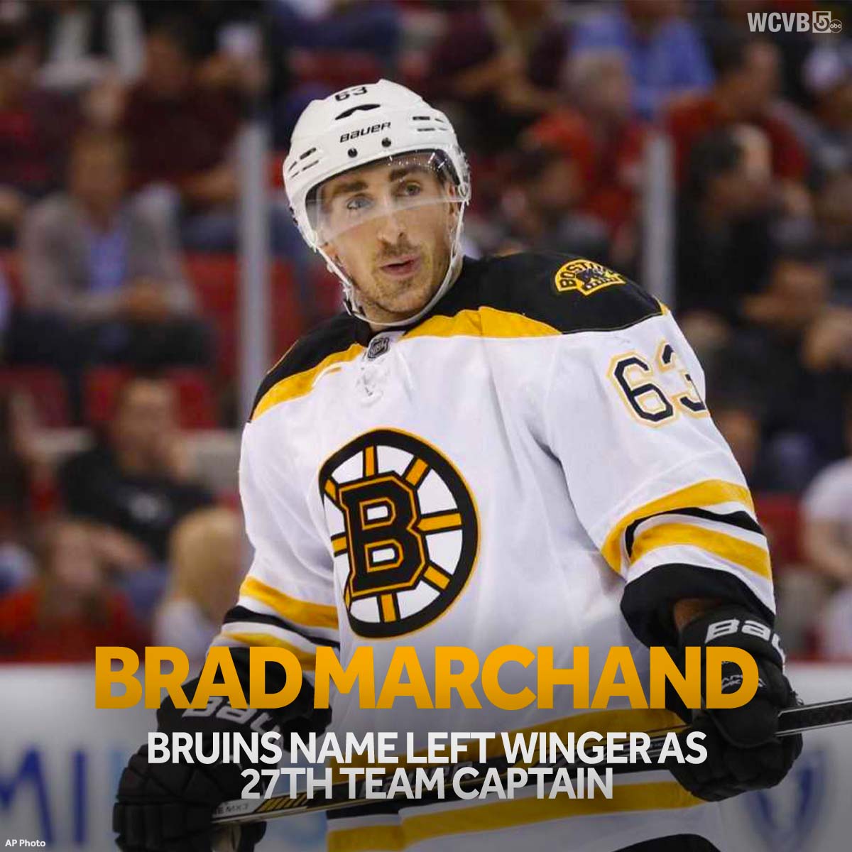 Photos: Brad Marchand Named Bruins Captain