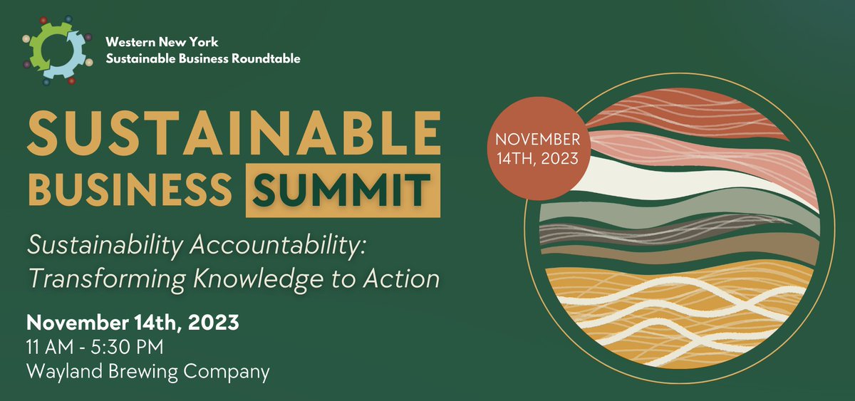 Registration is OPEN for our Sustainable Business Summit!  Join us for a transformative event where growth, learning, and collaboration pave the way to a sustainable future. Secure your spot now!

Learn more about the Summit and register at wnysustainablebusiness.org/sustainable-bu…