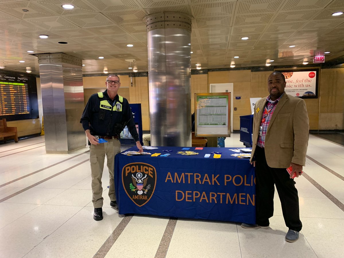 Amtrak's tweet image. We're honored to partner with @olinational for Operation Clear Track!

Thank you to the hundreds of first responders on the ground today, providing vital rail safety education and enforcement across the nation. 

Together, we can #STOPTrackTragedies.