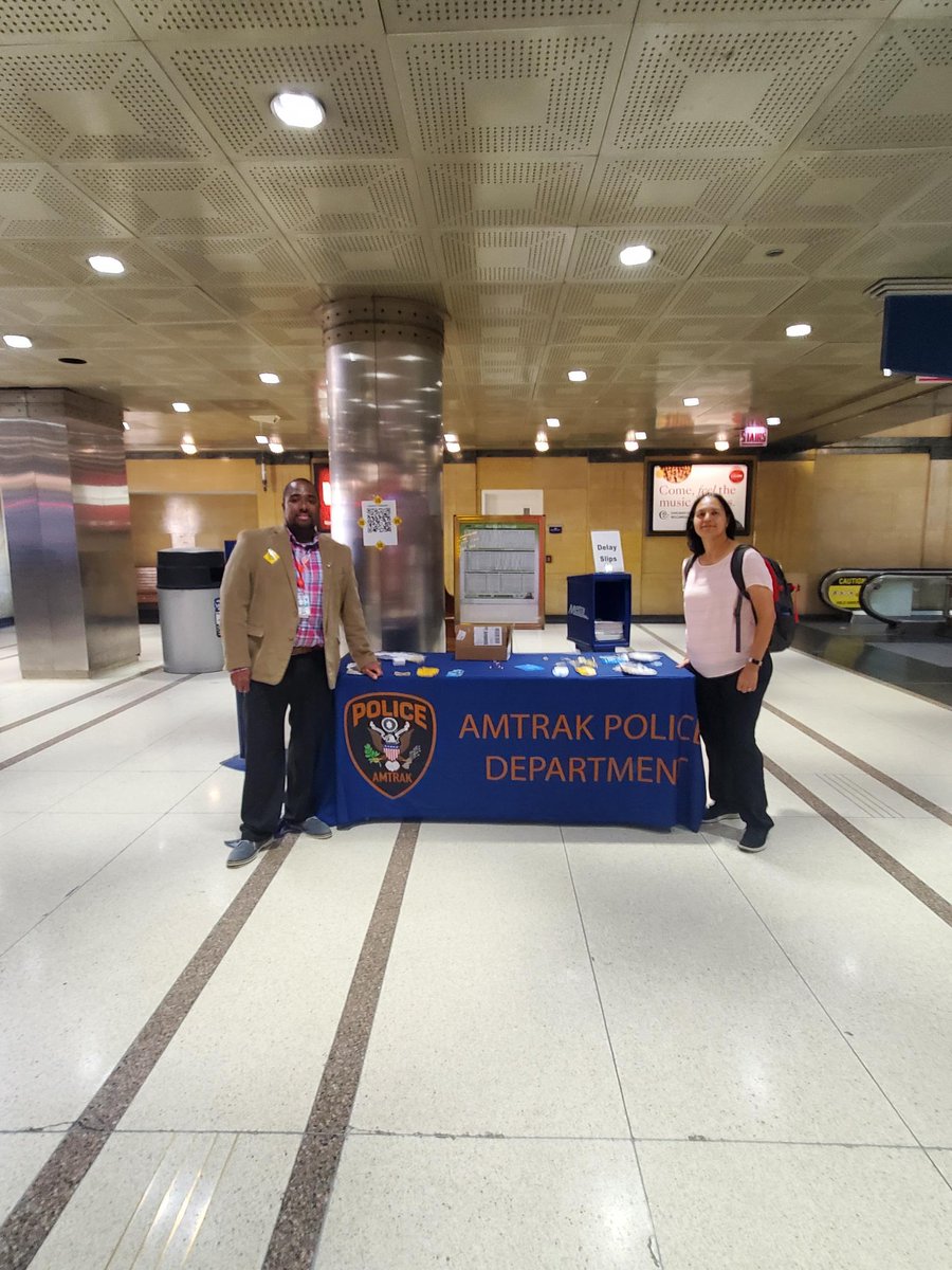 Amtrak's tweet image. We're honored to partner with @olinational for Operation Clear Track!

Thank you to the hundreds of first responders on the ground today, providing vital rail safety education and enforcement across the nation. 

Together, we can #STOPTrackTragedies.