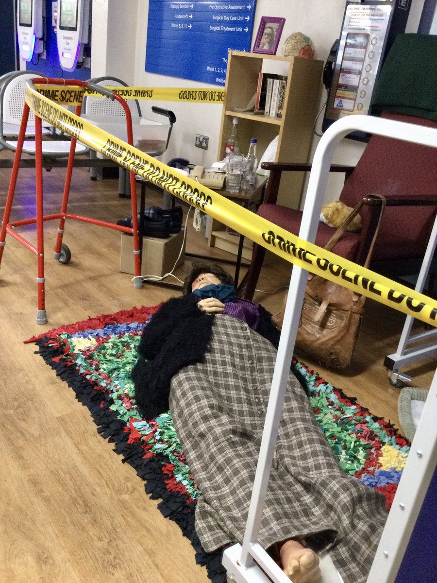 ECT Clinical Simulation Centre (@ectsimcentre) on Twitter photo Simulation can be utilised during falls awareness week. Can you spot the risk factors that has lead to this person falling?
<a href="/EastCheshireNHS/">East Cheshire NHS Trust</a> <a href="/ECTSimCentre/">ECT Clinical Simulation Centre</a> Simulation can be utilised during falls awareness week. Can you spot the risk factors that has lead to this person falling?
<a href="/EastCheshireNHS/">East Cheshire NHS Trust</a> <a href="/ECTSimCentre/">ECT Clinical Simulation Centre</a>
