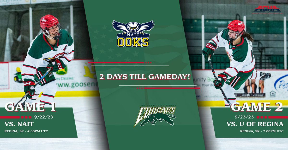 🚨ICYMI, 2 days till Gameday!🚨

We travel across the North border for a pair of exhibition games hosted by the University of Regina!

#BuildTheDam