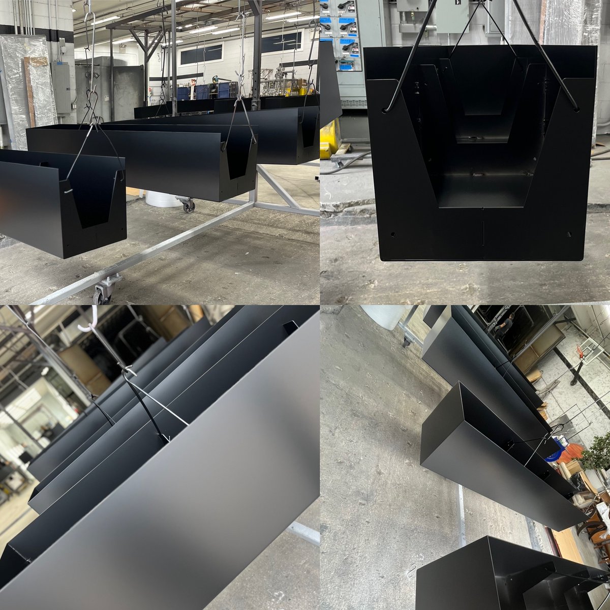 Bet it all on black ⚫️
Can never go wrong with a matte black. The flowers 💐 🌼will really pop coming out of these planters 

#sandblasting #powdercoating #gothamcustomcoatings #bronx #newyork #connecticut #nyc #newjersey