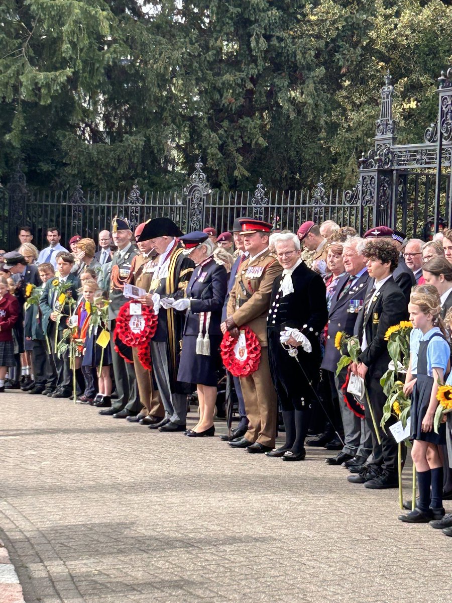 Battle of Arnhem commemoration service at Colchester. @Essex_LL @16AirAssltBCT