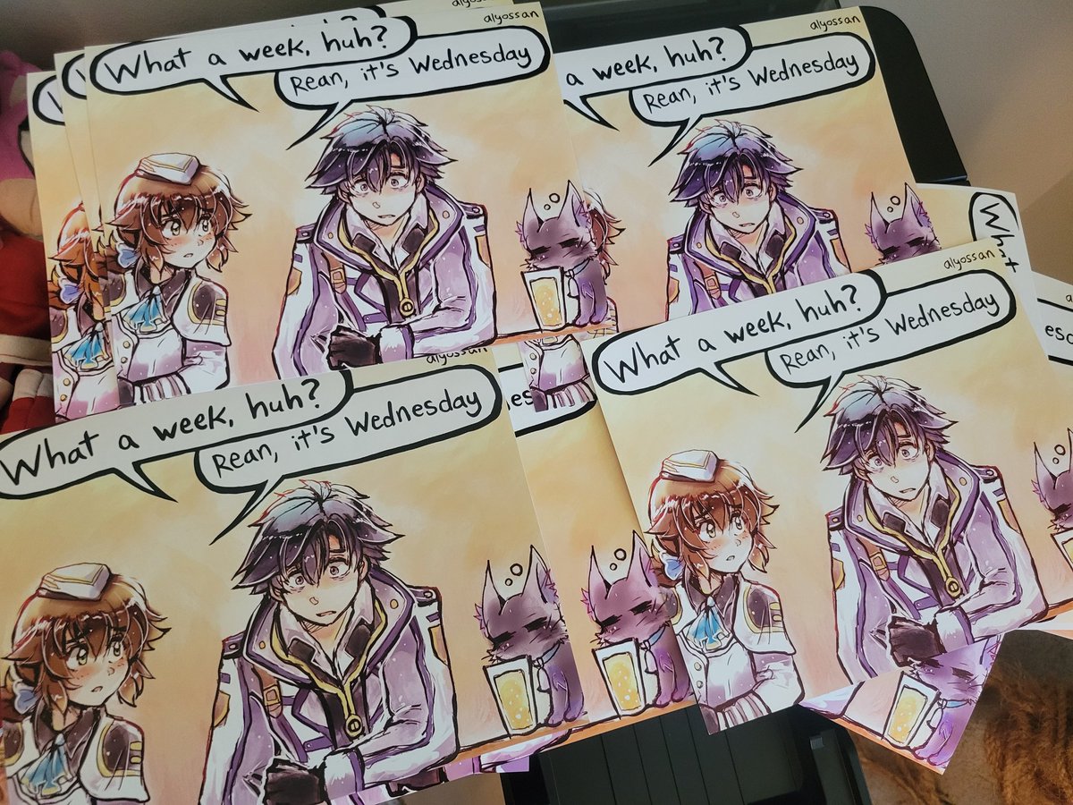 Happy Wednesday!! Reminder you can get art prints and coffee mugs and mousepads of this in my Etsy store now 😚
https://t.co/nrHNUS4Hm3 
