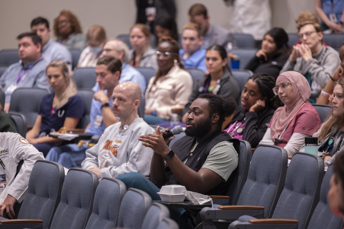 LeBonheurChild's tweet photo. Our 12th Annual Pediatric Research Day begins with a keynote from Russell Ledet, MD, PhD, MBA, who received our James C. Hunt Visiting Distinguished Professorship. He shared his journey in medicine as a minority, from security guard to triple-boarded resident. #PRD2023 https://t.co/BdUv56xMu1