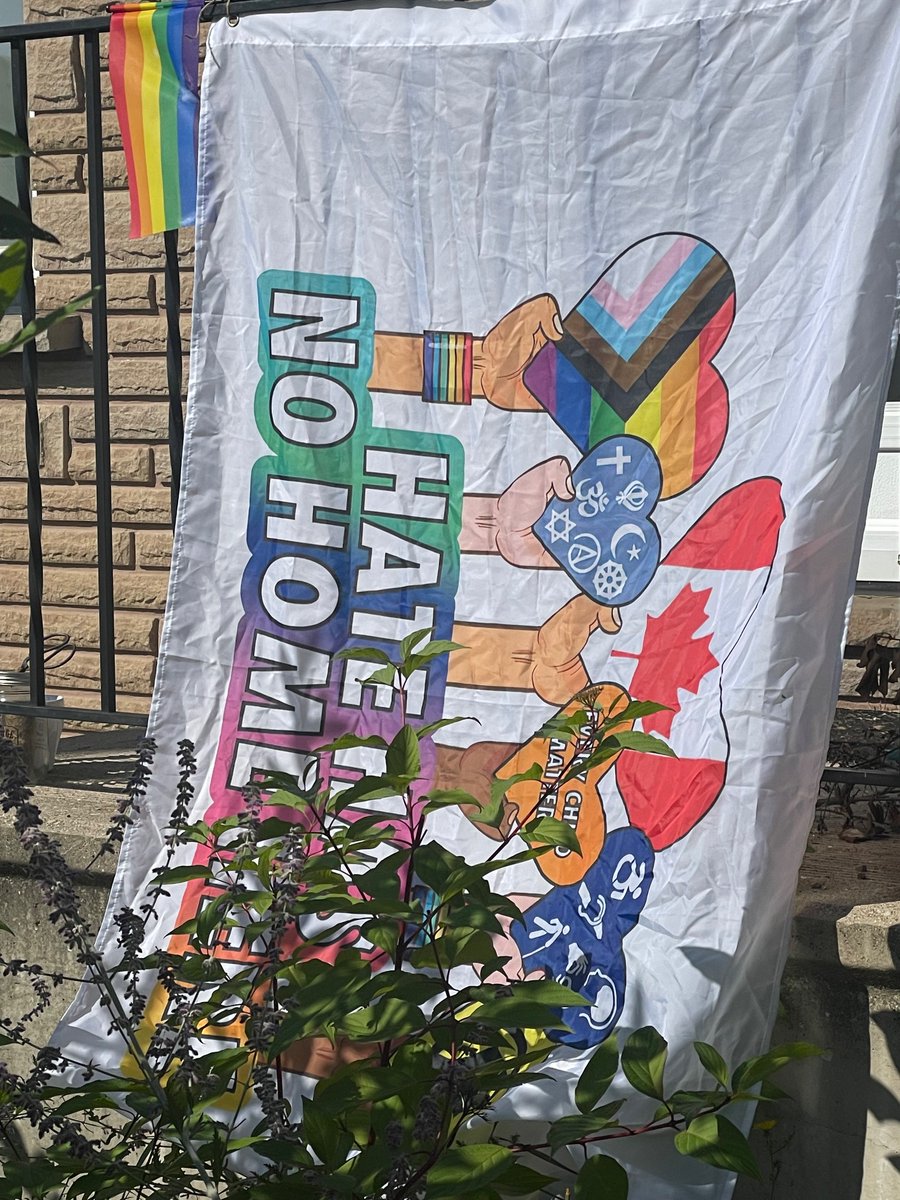 Hate has no home at our place.  We support you. 🌈 🏳️‍⚧️ 

#HateHasNoHomeHere