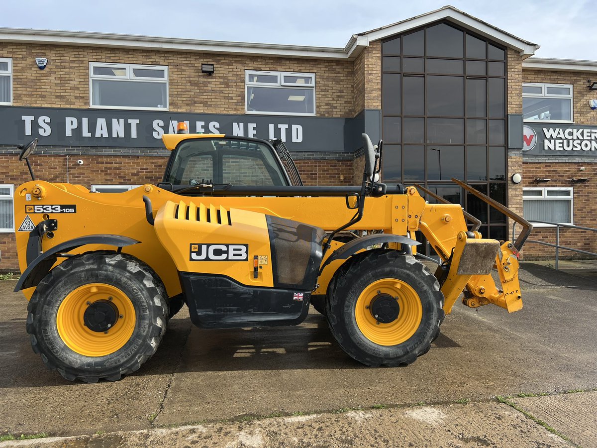 FOR SALE: ONLY 1312 hours!2018 JCB 533-105 loadall, 81 kw engine, all in good condition as you would expect with such low hours. Call the team on 01642 676698 for info.