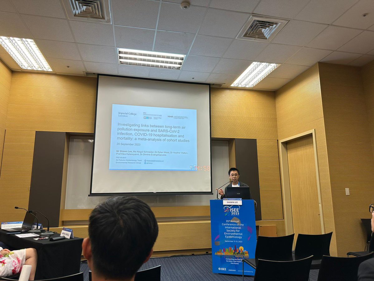 Shawn Lee (@sleeyc) on Twitter photo ISEE Presentation 2/2 ✅ Presented an ongoing work of the Air Pollution Epidemiology Team <a href="/ERGImperial/">Environmental Research Group</a> in the air pollution and respiratory health (2) session at #isee2023 <a href="/ISEE_global/">ISEE Env Epi</a> 🥳 ISEE Presentation 2/2 ✅ Presented an ongoing work of the Air Pollution Epidemiology Team <a href="/ERGImperial/">Environmental Research Group</a> in the air pollution and respiratory health (2) session at #isee2023 <a href="/ISEE_global/">ISEE Env Epi</a> 🥳