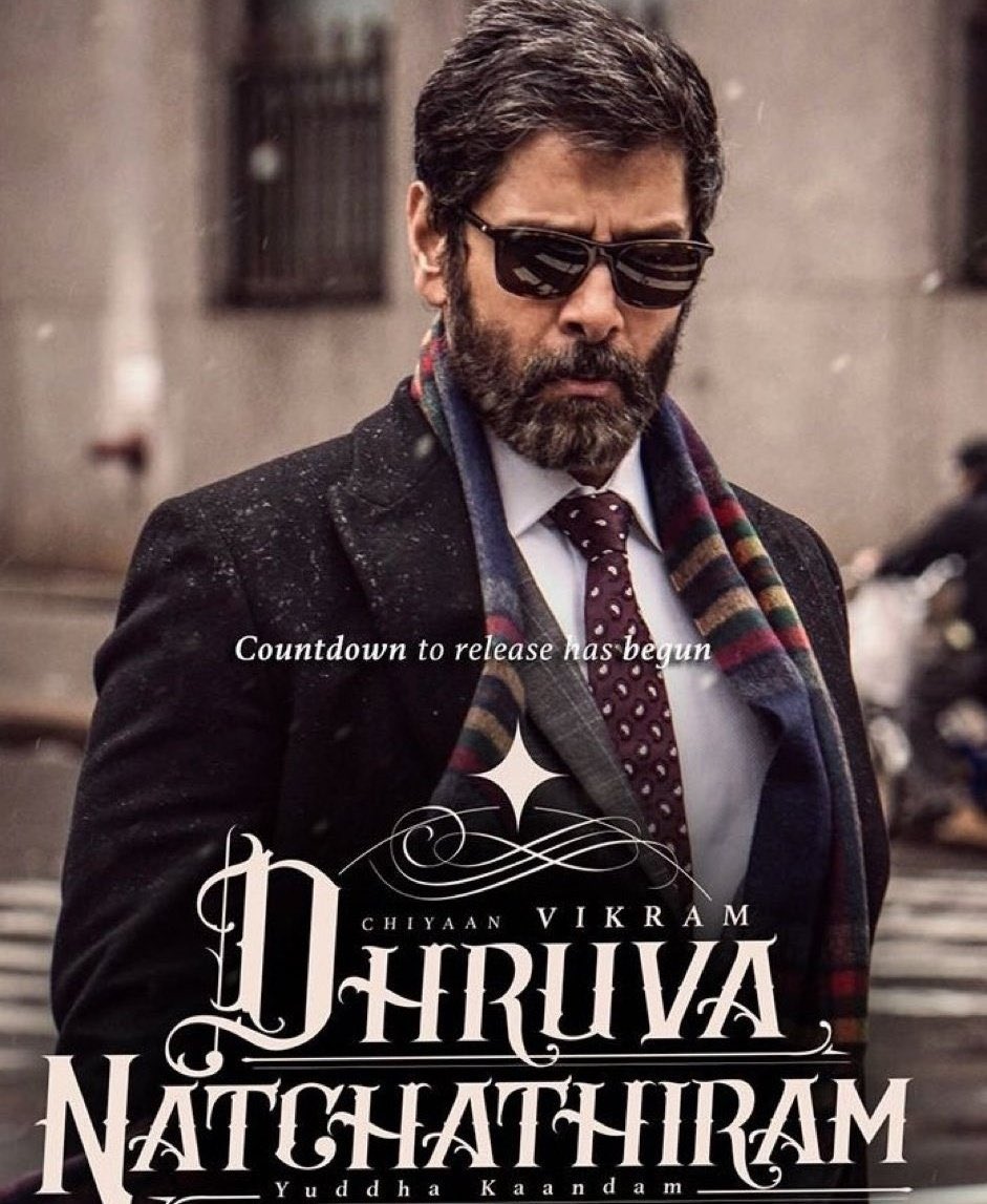 #DhruvaNatchathiram NEW POSTER ready for tomorrow or day after tomorrow 👀