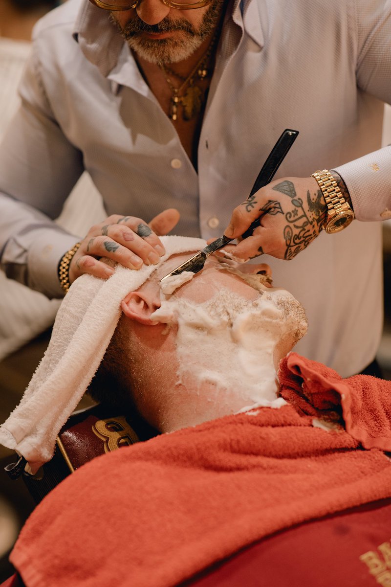 Our exclusive shaving service combines traditional techniques with modern luxury, leaving you feeling refreshed and rejuvenated 🪒

We use time-honored techniques and premium products to give you the smoothest shave you've ever had 💈

#wetshave #barbering #barber #barbershop