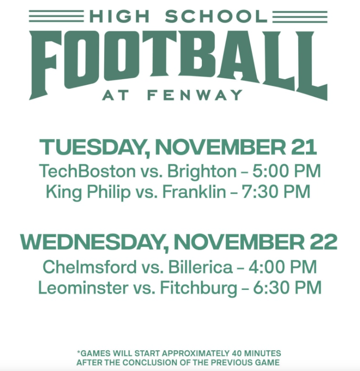 FitchburgPS's tweet photo. High school football at Fenway Park!

Fitchburg vs. Leominster.

@FitchburgAD @LeomAthletics https://t.co/ajkdJAncjX