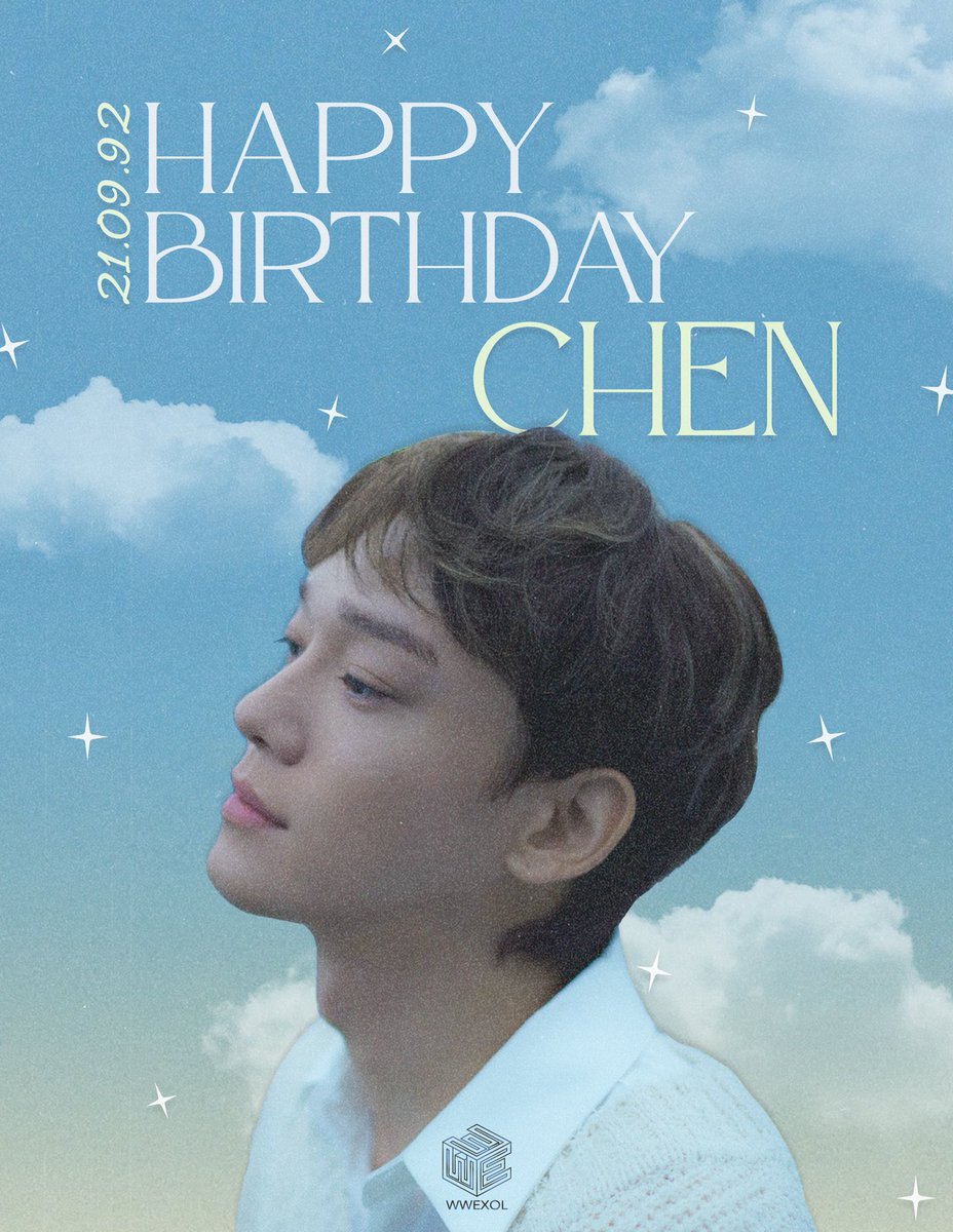 Wishing the happiest of birthdays to CHEN! May all your dreams and wishes come true, we hope you have the best day ❤️ #은하수를_가득채운_별빛의_노래 #종대야_생일_축하해 #OurPolarisChenDay #HappyChenDay @weareoneEXO