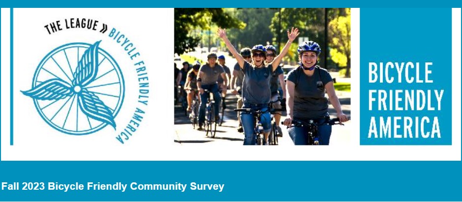 We want YOUR feedback! The League is seeking your input to gain a better understanding of local bicyclists’ experiences in Springdale. Please leave your thoughts on this brief survey by October 20th:

English:
surveymonkey.com/r/BFC_Fall23

Spanish:
surveymonkey.com/r/SpringdaleAR…