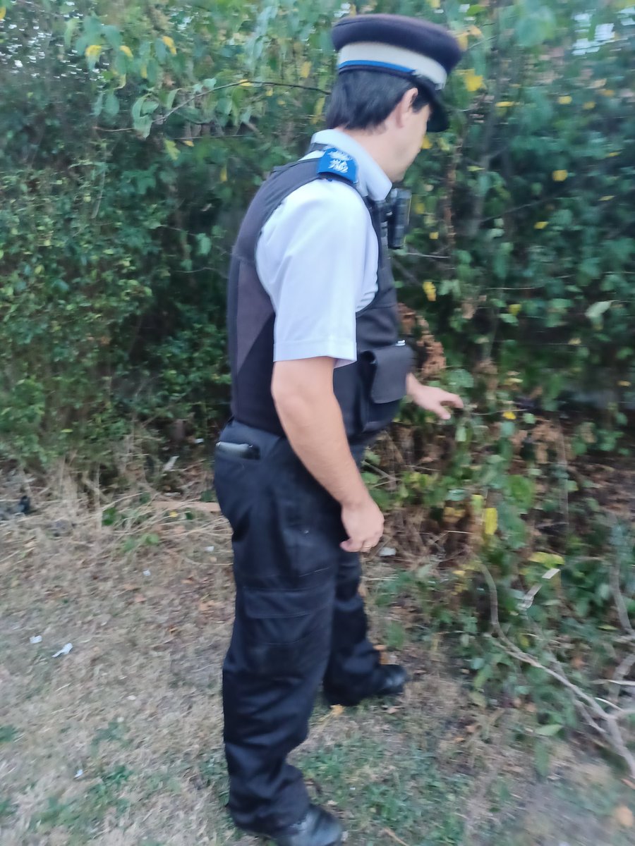 Weapon sweep around Butts Farm. We patrol to keep you safe.