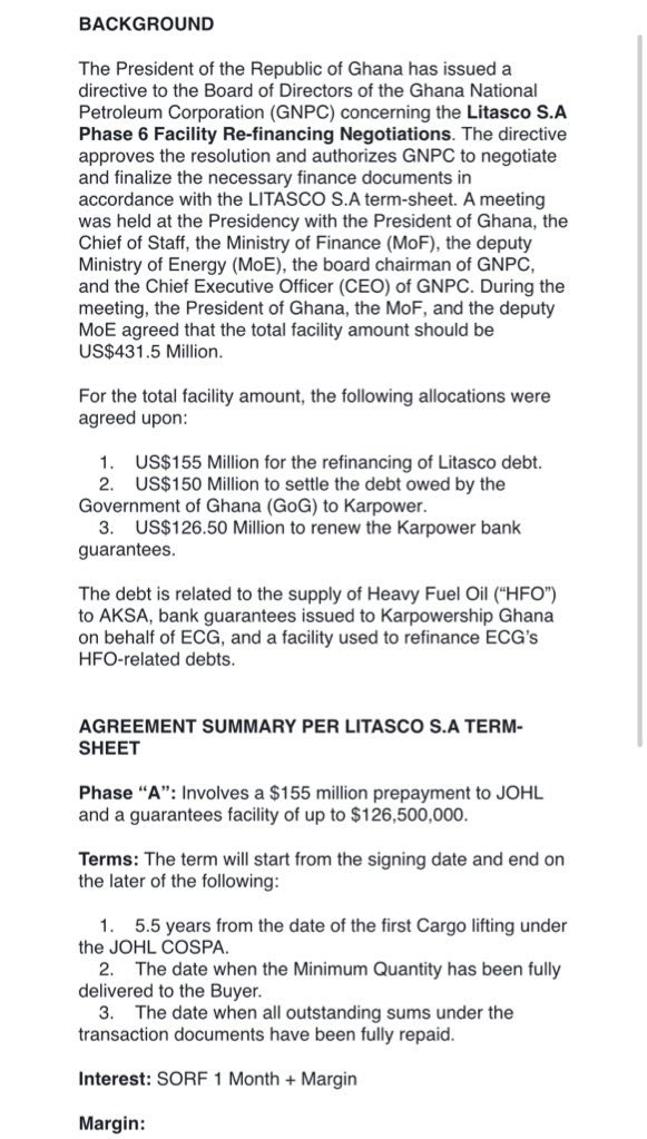 AnnanPerry's tweet image. Breaking News

The Minority in Parliament has uncovered yet another clandestine attempt by the Akufo-Addo/Bawumia NPP government to borrow a staggering $431.5 million using GNPC without the approval of Parliament.

The Minority has sighted authoritative documents to the effect…