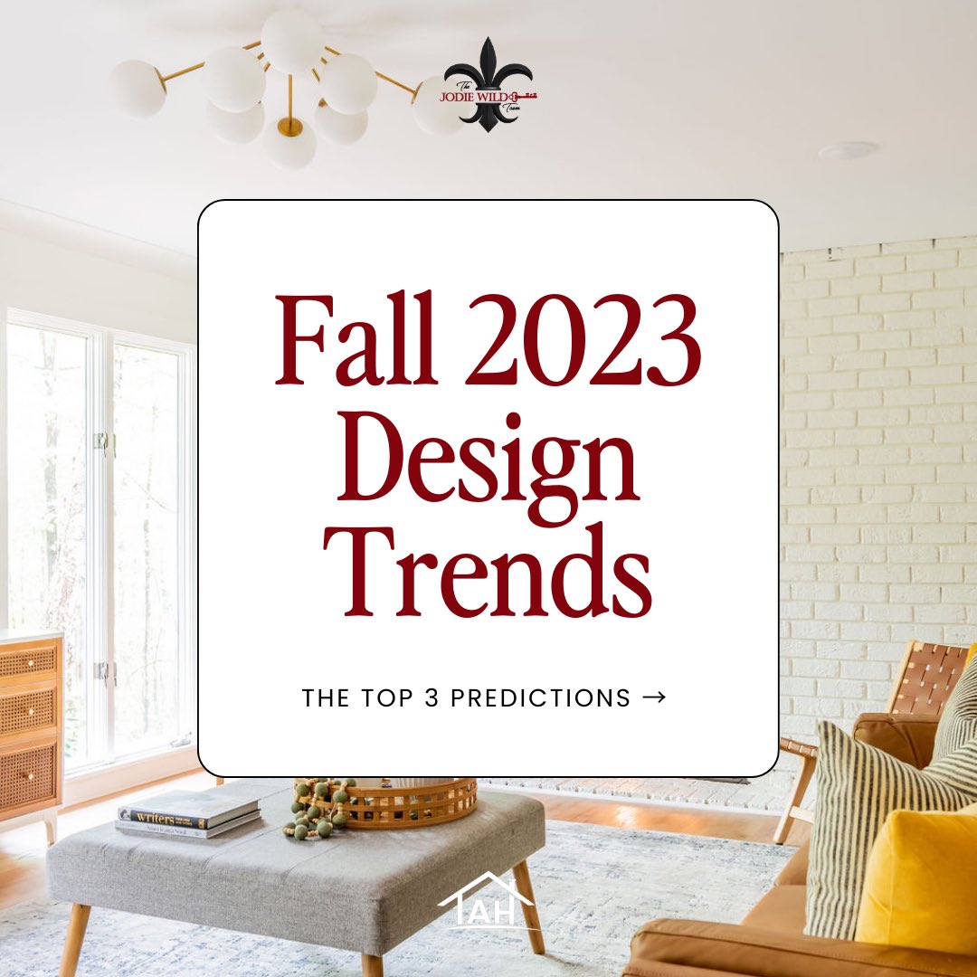 GoWild_RE's tweet image. As a real estate agent, I see SO many beautiful houses. And I make it a point to always keep an eye out for the trends of tomorrow. Below I’ve listed my top trend predictions that will be seen in interior design this fall. 

#homedesigntrends #fallhomedecor #hometrends