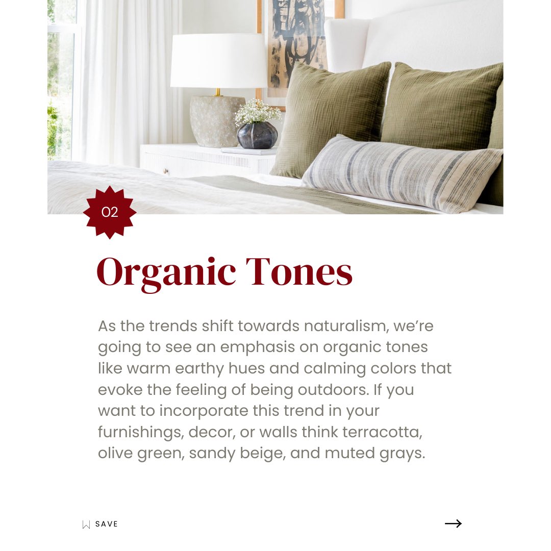 GoWild_RE's tweet image. As a real estate agent, I see SO many beautiful houses. And I make it a point to always keep an eye out for the trends of tomorrow. Below I’ve listed my top trend predictions that will be seen in interior design this fall. 

#homedesigntrends #fallhomedecor #hometrends